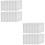 24 Pcs Mini Oil Painting Frames Square Blank Boards 8