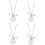 8 Pcs Easter Animal Rabbit Shape Alloy Necklace 7