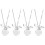 8 Pcs Easter Animal Rabbit Shape Alloy Necklace 6