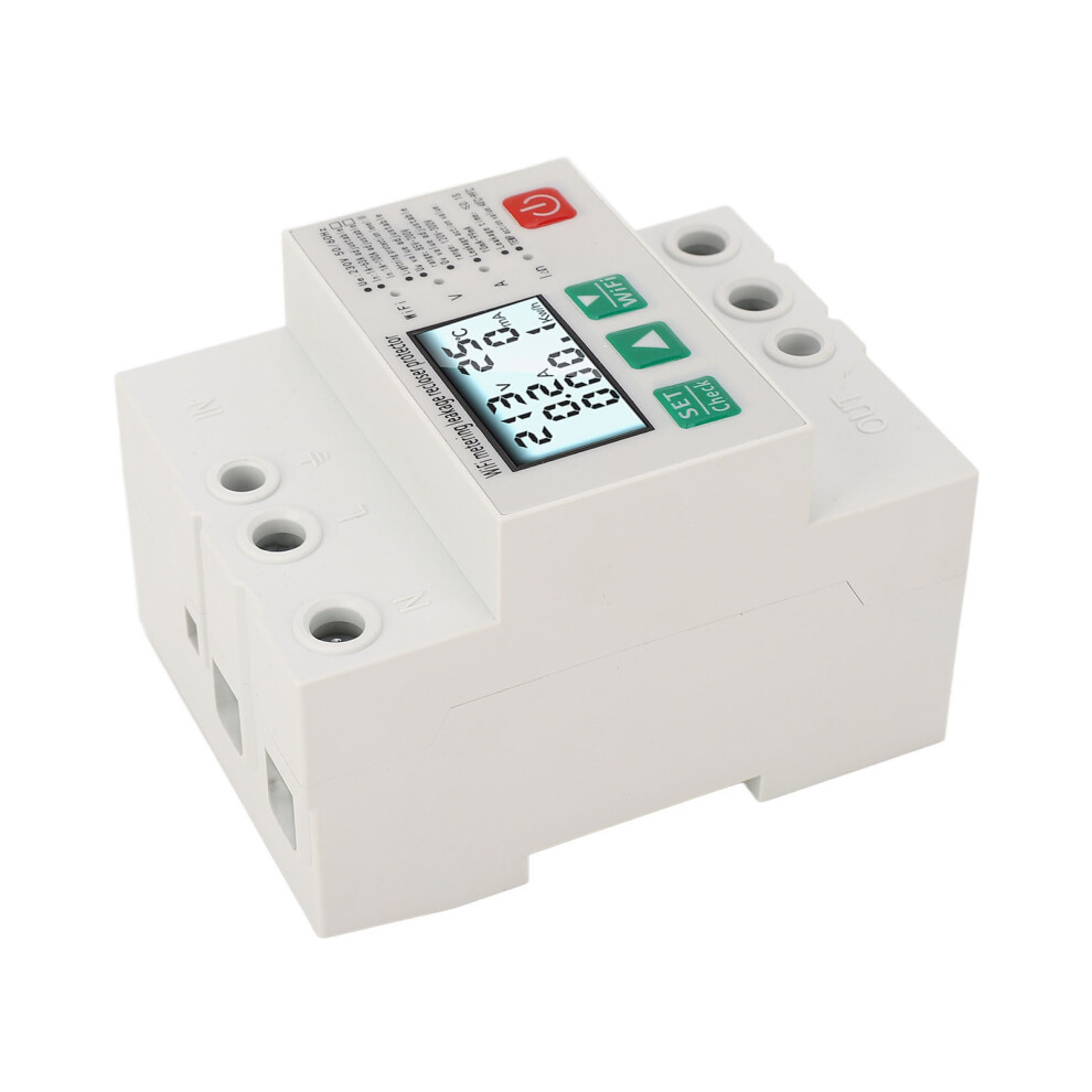 Smart Wifi Circuit Breaker 1-63A Over/Under Voltage Lightning Protector 8011351997484