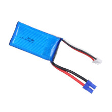 Lightweight 7.4V 850mAh 30C EC2 Battery for RC Boat Models