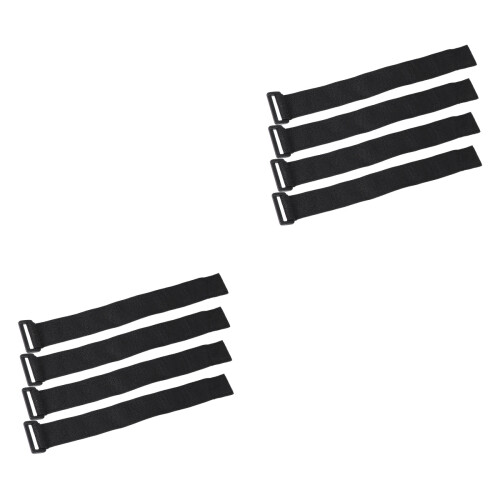 8 Pcs Multifunctional Hook And Loop Tape Nylon Straps For Daily Use 2