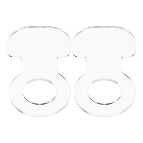 8Pièces Support Bâtons Baseball Softball Tennis Durable Transparent 2