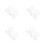 8Pièces Support Bâtons Baseball Softball Tennis Durable Transparent 7