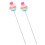 6Pcs Stainless Steel Cake Tester with Assorted Color Grip Baking Tool 2