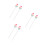 6Pcs Stainless Steel Cake Tester with Assorted Color Grip Baking Tool 9