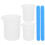 4 Sets Silicone Measuring Cups And Stir Sticks For Epoxy Mixing 2