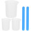 4 Sets Silicone Measuring Cups And Stir Sticks For Epoxy Mixing 3