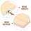 Wood Bird Perch Platform For Cage 2 Pcs 8