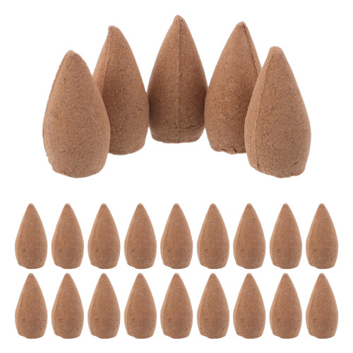 4 Boxes Backflow Incense Cones Natural Sandalwood Aroma