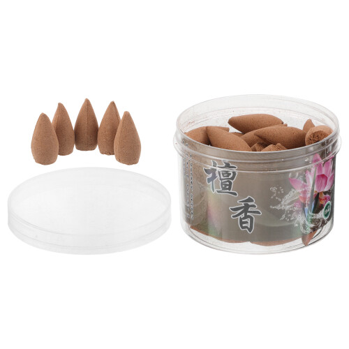 4 Boxes Backflow Incense Cones Natural Sandalwood Aroma 1