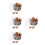 4 Boxes Backflow Incense Cones Natural Sandalwood Aroma 8