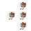 4 Boxes Backflow Incense Cones Natural Sandalwood Aroma 6