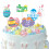 2 Sets Easter Bunny Cupcake Toppers Cake Picks Decors 8