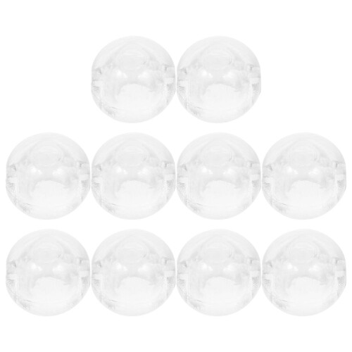 20Stk Transparente Kettenstopper Für Beaded Chain Crimp Stop 2