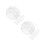 20 Pcs Beaded Chain Crimp Stop Roller Shades Replacement Clear Stops 5