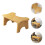 Wooden Toilet Stool Bathroom Step For Comfortable Use 5