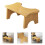 Wooden Toilet Stool Bathroom Step For Comfortable Use 3