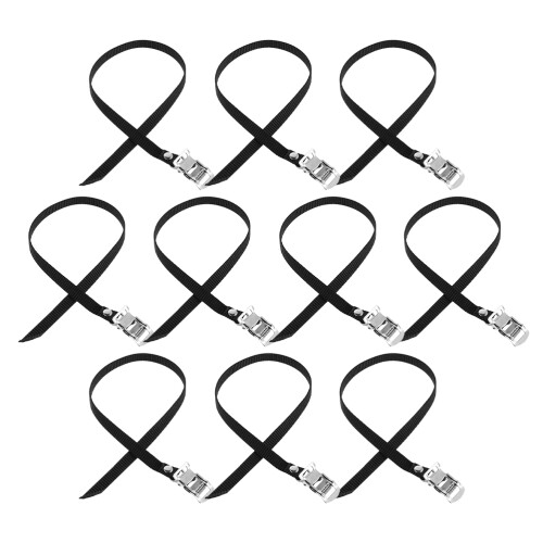 20Pcs Adjustable Cycling Pedal Straps Durable Aluminum 2