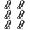 6 Pcs Durable Snowboard Carrying Strap Portable Harness 7