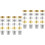 40 Pcs Diy Copper Sewing Thimble For Cross Stitch Finger Protector 5