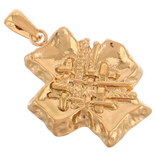 5Pcs Durable Golden Cross Charms for Crafting Jewelry Accessories