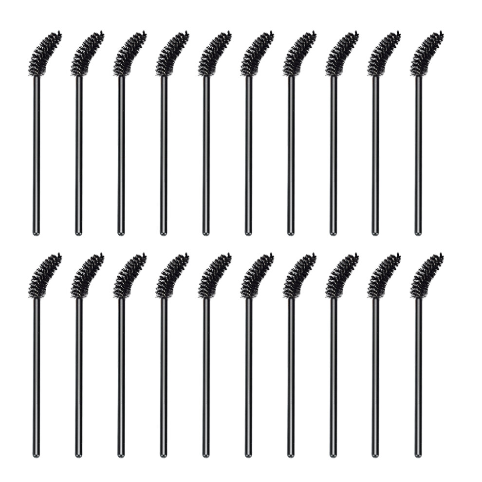 Artibetter 50Pcs Disposable Eyelash And Eyebrow Makeup Brushes