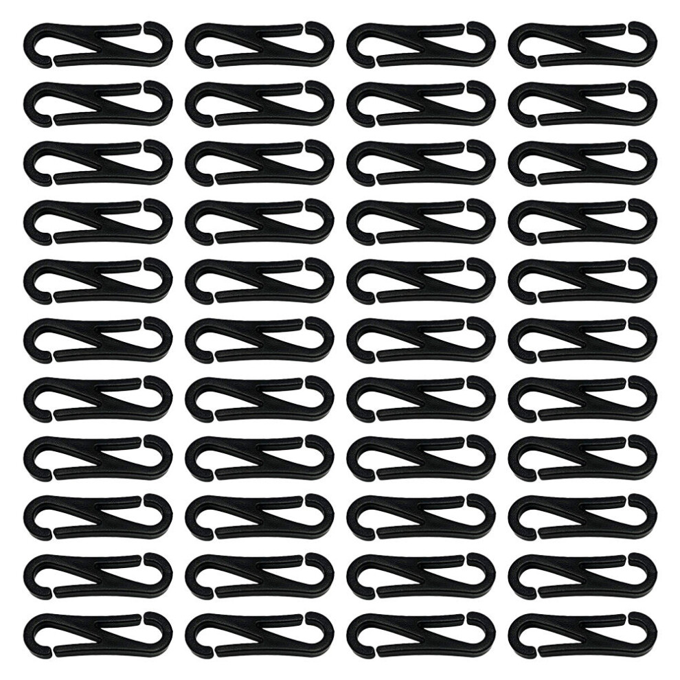 300 Pcs Diy Plastic Hook Mask Rope Hanging Hoist Buckle 033163329473