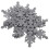 16 Pcs Christmas Snowflake Coasters Decorative Cup Mats Table Decor 3