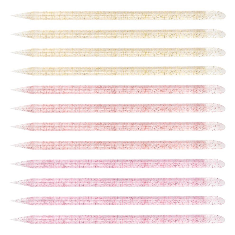Vaguelly 600 Pcs Double Headed Manicure Dotting And Dead Skin Pusher Tools