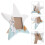 Fish Shaped Wooden Picture Frame For Home Beach Theme Decor 10