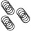 15 Pcs Buddhist Sound Bowl Rubber Ring For Fixing 7