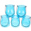 5Pcs Hanging Candle Holder Glass Tea Light Wall Mount Planter 3