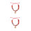 2Pcs Japanese Style Red Cat Tie Durable Pet Collar for Active Cats 4
