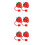 6 Pcs Lovely Shape Silicone Straw Tips Cover For Straw (Strawberry) 4