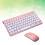2.4G Mini Wireless Keyboard Ultra Thin With Mouse Home Office Rose Gold 7