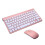 2.4G Mini Wireless Keyboard Ultra Thin With Mouse Home Office Rose Gold 4