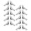 80 Pcs Refrigerator Shelf Clips: Sturdy Aluminum Fasteners For Storage 3