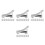 80 Pcs Refrigerator Shelf Clips: Sturdy Aluminum Fasteners For Storage 4