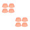 8 Pcs Plastic Detector Covers For Cooking Or Baking 8