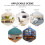 Tabletop Monthly Desktop Calendar Decor 2023 10