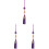 3 Pcs Traditional Copper Car Hanging Pendant For Gift 5