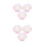 6 Pcs Acrylic Eyelash Extension Glue Holder Pad Tool 7