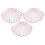 6 Pcs Acrylic Eyelash Extension Glue Holder Pad Tool 3