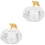 2Pcs Glass Nail Liquid Holder Cup With Lid For Manicure 5