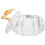 2Pcs Glass Nail Liquid Holder Cup With Lid For Manicure 3