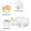 2Pcs Glass Nail Liquid Holder Cup With Lid For Manicure 11