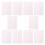 40 Sheets Transparent Pink Double-Sided Nail Jelly Adhesive Stickers 3