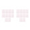 40 Sheets Transparent Pink Double-Sided Nail Jelly Adhesive Stickers 9