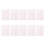 40 Sheets Transparent Pink Double-Sided Nail Jelly Adhesive Stickers 1
